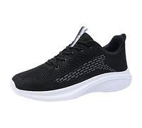 Xmiral Hommes Baskets Mode été Nouveau modèle Respirant Confortable antidérapant à Lacets Couple Chaussures Range Chaussures Placard (Black, 45)