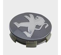 XMJAD 4 Pièces Cache-moyeux Capuchons de Moyeu de Voiture pour Peugeot New 5008 4008 3008 2008 508 408 308 208 RCZ Rifter, 60mm, Auto Jante Center Hubcap Badge Emblème Couverture de Moyeu de Roue