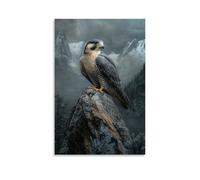 XMJHHMHZ Poster animal - Noble faucon pèlerin - Vitesse et Majesté - Art mural réinventé - Décoration murale moderne à suspendre - 30 x 45 cm