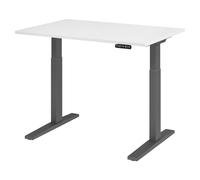 XMKA 12 G | Bureau - Blanc 120 x 80 réglable en hauteur électriquement