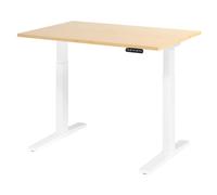 XMKA 12 W | Bureau 120 x 80 réglable en hauteur électriquement Érable