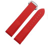 XMKT Bracelet de montre étanche en silicone pour Omega Comas Strap Meidus Rudder Bracelet de montre en caoutchouc 22 mm, 22mm, Acétate, Pas de pierre précieuse