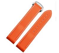 XMKT Bracelet de montre étanche en silicone pour Omega Comas Strap Meidus Rudder Bracelet de montre en caoutchouc 22 mm, 21mm, Acétate, Pas de pierre précieuse