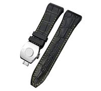 XMKT Bracelet de montre Franck Muller 28 mm en cuir de vachette et silicone avec boucle pliable en caoutchouc et nylon pour homme, 28mm, Acétate, Pas de pierre précieuse