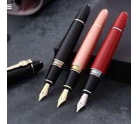 XMKT Lot de 3 stylos plume de luxe avec pointe courbée de 1 mm pour calligraphie (H, pointe courbée de 1 mm)