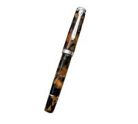 XMKT Stylo plume à piston transparent EF/F/M 0,38/0,5/0,7 mm Pointe d'encre d'écriture Fournitures scolaires de bureau (N, Schmidt F (0,5 mm)
