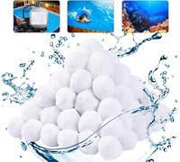 XMMAZ Balle Filtrante Piscine,Nettoyeur de Piscine Balles Filtrantes Filtre Balls Réutilisables,Média Filtre à Fibres Convient à Divers Systèmes de Filtration, Filtre à Sable (700)
