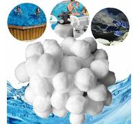XMMAZ Balle Filtrante Piscine,Nettoyeur de Piscine Balles Filtrantes Filtre Balls Réutilisables,Média Filtre à Fibres Convient à Divers Systèmes de Filtration, Filtre à Sable (700)