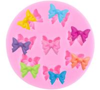 XMOLDNMS Moules en silicone en forme de mini nœuds pour décoration de gâteaux, cupcakes, bonbons, chocolat, pâte à sucre, argile polymère