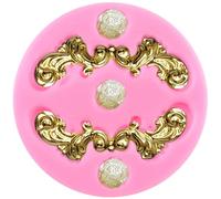 XMOLDNMS Moules en silicone en forme de mini roses avec feuilles pour décoration de gâteaux, décoration de gâteaux, bonbons, chocolat, pâte à sucre, argile polymère