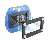 XMoving Support magnétique de voiture pour disque de stationnement électronique Needit Park Lite, support réutilisable en aluminium compatible avec disque de stationnement Needit Park Lite