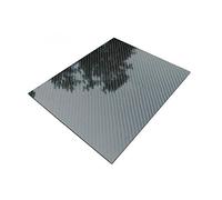 XMRISE Feuille de Fibre de Carbone 3K 100% Panneau de Panneau de la Plaque de Plaque Rigide SURFIENT SURFINION SURFINILE pour RC Don Drone Quadcopter Plan DE Voiture,400mm x 500mm x 1.5mm