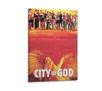 XMSDHRE Poster de film Cité de Dieu - Peinture sur toile - Impression d'art moderne pour chambre à coucher - 50 x 75 cm
