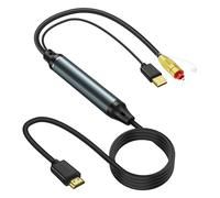 XMSJSIY Adaptateur HDMI ARC vers audio optique HDTV ARC vers SPDIF câble à fibre optique avec câble d'alimentation USB pour système audio, haut-parleur, home cinéma