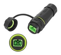 XMSJSIY Adaptateur optique SC vers fibre étanche IP68 - Connecteur SC - Pour l'extérieur - Base de module SC étanche et anti-explosion - Adaptateur câble fibre optique (Simplex)