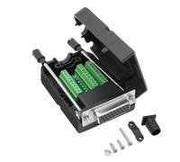 XMSJSIY Adaptateur série DB26 femelle sans soudure | DB26 RS232 D-SUB 26 broches Serial to PCB Terminal Block Module Board pour câblage DIY