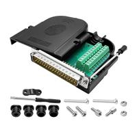 XMSJSIY DB37 Connecteur de rupture sans soudure D-SUB 37 broches Adaptateur | Adaptateur DB37 RS232 D-SUB 37 broches vers PCB sans soudure pour module de signal de commande industriel PLC CNC