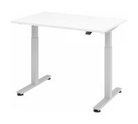 XMST 12 S | Bureau - Blanc 120 x 80 réglable en hauteur électriquement