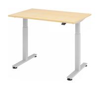 XMST 12 S | Bureau - Érable 120 x 80 réglable en hauteur électriquement
