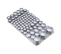 XMT-Moto - Capuchons de boulons en ABS pour Harley Davidson Softail Twin Cam 1984-2006, chromé
