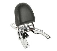 XMT-MOTOR Dossier Sissy Bar Porte-bagage Chrome pour Harley Davidson V-Rod VRSCSE 2005 VRSCA VRSCB VRSCD 2002-2006