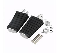 XMT-MOTOR Moto Noir Conducteur Avant Repose-pieds Pédales Pied Peg footrest pour V-STAR XVS650 XVS400 XV400 XV535 VMX1200 Maxim V-Max Virago VJ700 XJ700S XV700 XV750 XV920 XV1100 Toutes les années