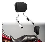 XMT-MOTOR Sissy bar vertical avec coussin de dossier pour Harley Touring Road Glide FLTRX Electra Glide FLHT Road King FLHR Street Glide FLHX 2009-plus récents