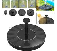 XMTECH 1,4W 8V Fontaine solaire Pompe de bassin solaire Kit Fontaine solaire Pompe à eau solaire Pompe à fontaine flottante 4 styles de fontaine