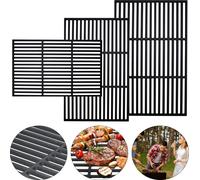 XMTECH 54x34cm Grille en fonte émaillée Grilles en fonte rectangulaire Accessoires pour BBQ Gril à gaz charbon de bois