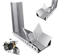 XMTECH Aide au chargement Rail Bascule moto Béquille avant Béquille de transport Bascule de roue Moto Rail au sol