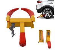 XMTECH Anti-vol de pneu pince véhicule de vol d'emplacement pour verrou blocage de roue pour camion de voiture 9 trous