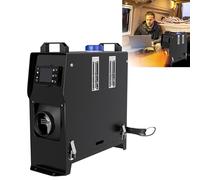 XMTECH Chauffage à air diesel 12 V 8 kW avec télécommande LCD et silencieux pour voiture, RV, bateaux et camping-car, noir + télécommande