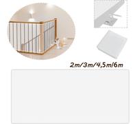 XMTECH filet de protection pour escaliers enfants, 6M blanc, filet de protection pour escaliers, filet de sécurité pour balustrades, filet de protection pour escaliers enfants, filet de sécurité pour