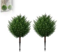 XMTECH Plantes artificielles couvre-sol 72 cm, lot de 1 - avec tuteur, résistantes aux UV, persistantes, faciles à entretenir