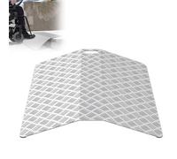 XMTECH Rampe de seuil en aluminium pour fauteuil roulant - Rampe de pont - Rampe de seuil de porte - Charge maximale : 270 kg - Longueur : 100 cm