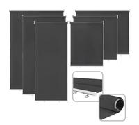 XMTECH Store d'extérieur - Store vertical pour balcon - Pare-soleil - 140 x 240 cm - Anthracite