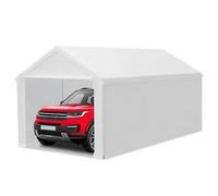 XMTECH Tente de garage, abri de voiture, 3 x 6 m, résistante aux UV et au soleil, avec portes, tente de pâturage, tente de stockage, abri de voiture, pour SUV, bateau, camion, cargaison, événements en
