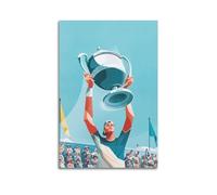 XMUXCY Affiches sur toile pour décoration murale de chambre à coucher - Poster créatif - Trophée de tennis gagnant - Décoration sur toile - 20 x 30 cm - Style sans cadre