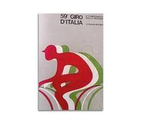 XMUXCY Poster vintage d'événement sportif 59e Giro d'Italia - Affiches d'art pour décoration murale moderne pour chambre familiale, chambre à coucher et bureau - 20 x 30 cm