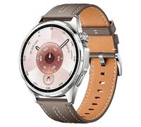 XMUXI Bracelet en cuir rétro en un clic 22 mm compatible avec Huawei Watch GT3/GT4/GT5/GT6 46 mm pour Venu 4/Venu 3/Venu 2/Forerunner 265 255 pour homme et femme, taille unique, Cuir, No Gemstone
