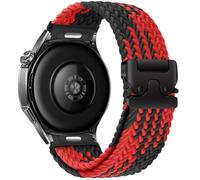 XMUXI Bracelet tressé One Click compatible avec Garmin Forerunner 265/255/Venu 3/Venu 2 pour Huawei Watch GT5 46 mm/GT4/GT3/GT2 46 mm, Eine Grösse, Nylon, Pas de gemme
