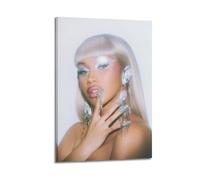 XMXPOSTARS Cardi B - Am I The Drama Poster Home Decotation Music Art mural sur toile avec cadre pour chambre 20 x 30 cm