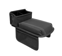 XMYCD Coussin Accoudoir Voiture pour KIA NIRO 2017-2023, Étui de Protection D'accoudoir Console Centrale en Cuir PU, Accessoires Intérieurs,Black