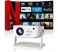 XNAN Vidéoprojecteur Portable WiFi 6 Bluetooth Home Cinéma, Mini Projecteur Intelligent Android 11 720P Support 4K 161x135x170mm