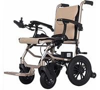 Fauteuil Roulant Électrique Pliant avec Double Batterie Amovible, Fauteuil Roulant Autopropulsé À Double Fonction, Ouvert/Plié en 1 Seconde, Léger pour Personnes Âgées Handicapées