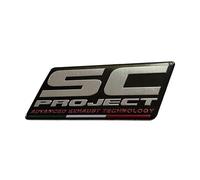XNASU Personalized Accessoires De Moto Tuyaux D'échappement Autocollants Décoratifs en Aluminium Résistant Aux Hautes Températures(Natural 2A)