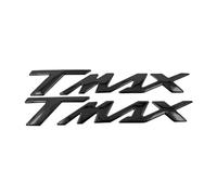 XNASU Personalized Autocollants 3D pour Yamaha TMAX TMAX500 TMAX530/530, Bandes Latérales De Réservoir, Logo Emblème De Carénage De Course(Noir)