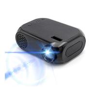 XNASU Projecteur Vidéo HD Portable, Projecteur LED Compatible avec Mini Projecteur 1080P, Home Cinéma Portable LCD 800 Lumens, Compatible avec Carte HDMI/SD/USB/AV/TF (Noir)