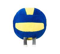 XNAUVOI 25 cm Peluches de Volleyball Peluche de Volley Jouets en Peluche Volleyball Oreiller en Forme de Volleyball Poupée Coussin pour Enfants Cadeaux d'anniversaire Fans Collection