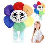 XNAUVOI 25 cm Stuffed Flower Pillow Peluche, Horror Game Plush,Super Doux en Mignonne Peluche,Plushies Toys Cadeaux pour Les Garçons et Les Filles,(Coloré)
